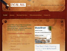 Tablet Screenshot of dealall.us